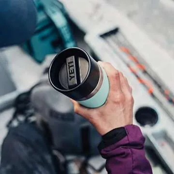 YETI Rambler 12 oz Bottle, Stainless Steel, Vacuum Insulated, with Hot Shot Cap, Stainless