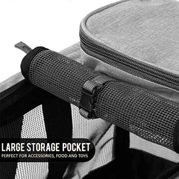 Airline Approved Pet Carrier with Wheels for Easy Travel