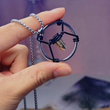Cyber Bullet Necklace Game Inspired Gift for Fans
