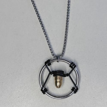 Cyber Bullet Necklace Game Inspired Gift for Fans