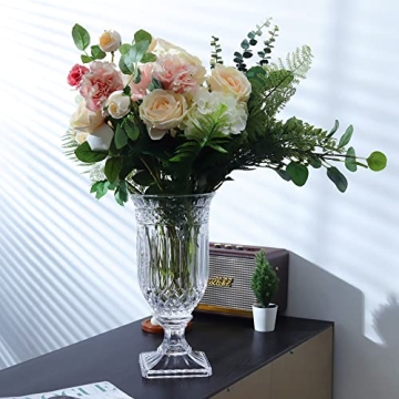 Elegant 13'' Clear Flower Vase by Joeyan for All Occasions