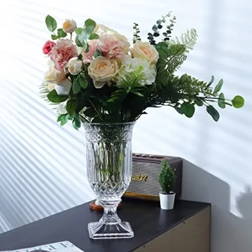 Elegant 13'' Clear Flower Vase by Joeyan for All Occasions