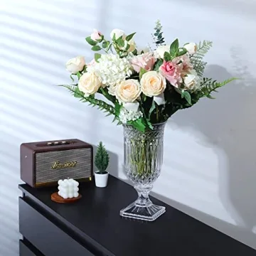 Elegant 13'' Clear Flower Vase by Joeyan for All Occasions
