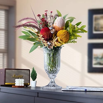 Elegant 13'' Clear Flower Vase by Joeyan for All Occasions