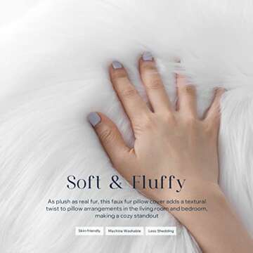 Faux Fur Decorative Pillow Covers - Cozy Luxury Touch