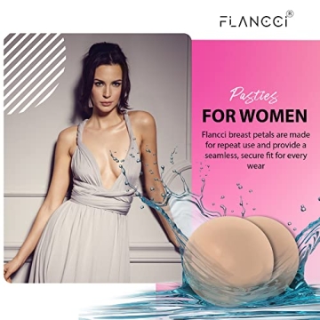 FLANCCI Reusable Silicone Nipple Pasties for Women
