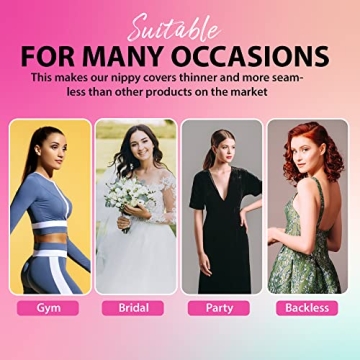 FLANCCI Reusable Silicone Nipple Pasties for Women