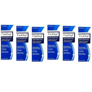 PanOxyl Foaming Acne Wash Maximum Strength 5.5 oz (Pack of 6)