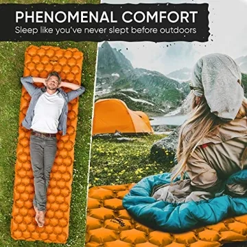 PowerLix Ultralight Inflatable Camping Pad for Adventurers