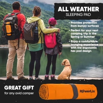 PowerLix Ultralight Inflatable Camping Pad for Adventurers