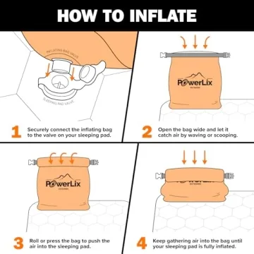 PowerLix Ultralight Inflatable Camping Pad for Adventurers