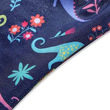 HOZIY Toddler Leotards for Girls Gymnastics 2t 1t 1-2t 12-18 18-24 Months Baby Girls Rainbow Colorful Multicolored Dinosaur Cartoon Biketard Sparkly