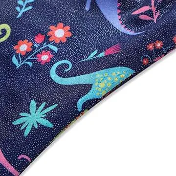 HOZIY Toddler Leotards for Girls Gymnastics 2t 1t 1-2t 12-18 18-24 Months Baby Girls Rainbow Colorful Multicolored Dinosaur Cartoon Biketard Sparkly