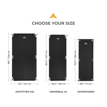 Teton Sports XXL Camping Cot - The Ultimate Comfort for Outdoors
