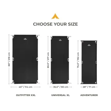 Teton Sports XXL Camping Cot - The Ultimate Comfort for Outdoors