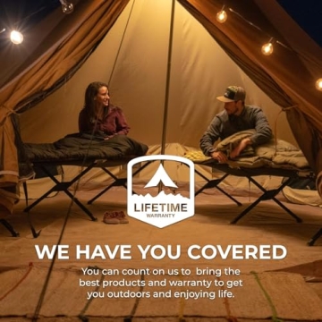 Teton Sports XXL Camping Cot - The Ultimate Comfort for Outdoors