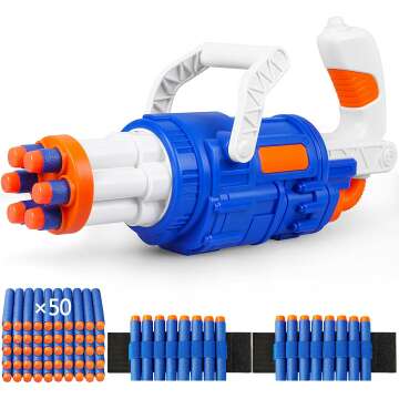 Automatic Foam Dart Gun for Kids and Adults