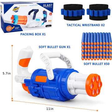 Automatic Foam Dart Gun for Kids and Adults