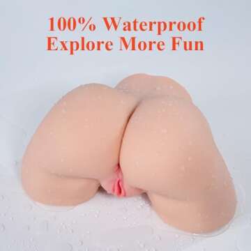 TANTALY 12.1LB Sex Doll Male Sex Dolls Ass Pocket Pussy Adult Sex Toys for Men, Realistic Female Adult Torso Big Butt Stroker with Tight Vaginal Anal Hip Male Masturbator Lena Fair Upgraded