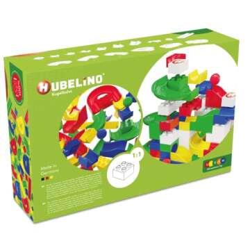 Hubelino 128 Piece Run Elements - The Original Marble Run Expansion Set - Made in Germany