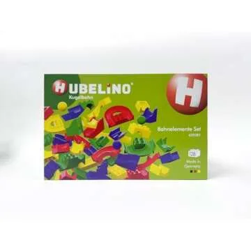 Hubelino 128 Piece Run Elements - The Original Marble Run Expansion Set - Made in Germany