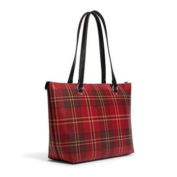 Coach Gallery Tote Shoulder Bag, Red/Black Multi
