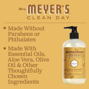 Mrs. Meyer's Honeycomb Liquid Hand Soap - Natural & Cruelty-Free