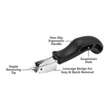 Air Locker A01 Upholstery & Construction Heavy-Duty Staple Remover