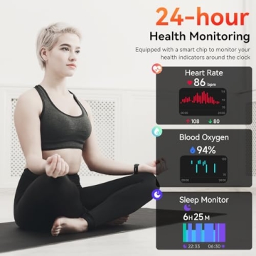 Smart Watch with Alexa, Bluetooth Calling & Health Tracker