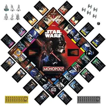 Monopoly: Disney Star Wars Dark Side Edition Family Game