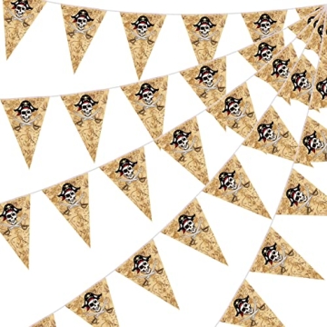 60 Pieces Long Pirate Flag Banner – Perfect for Epic Pirate Parties!