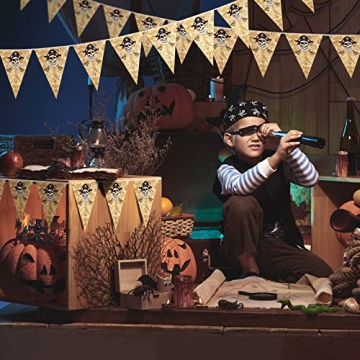 60 Pirate Flag Banner for Party Decorations and More