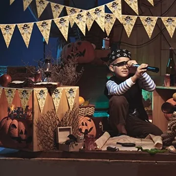 60 Pirate Flag Banner for Party Decorations and More