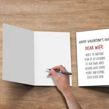 Funny Love Card for Couples - TQDaiker Valentines Gift