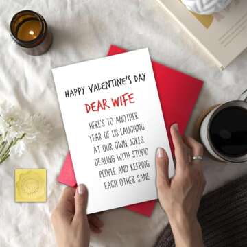 Funny Love Card for Couples - TQDaiker Valentines Gift