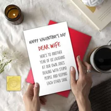 Funny Love Card for Couples - TQDaiker Valentines Gift