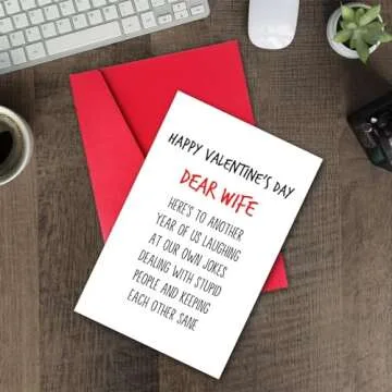 Funny Love Card for Couples - TQDaiker Valentines Gift