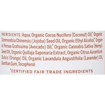 Dr. Bronner's Organic Lotion - Orange Lavender 8 Fl Oz