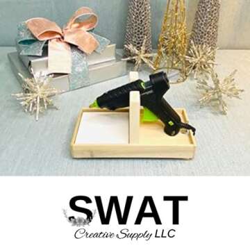 SWAT Handmade Glue Gun Holder with Non-Slip Feet