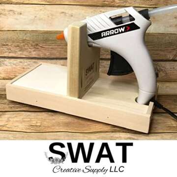SWAT Handmade Glue Gun Holder with Non-Slip Feet