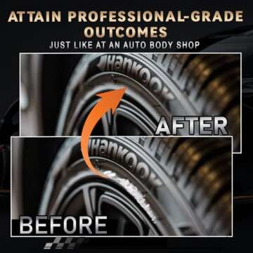 Efficient Gloss Black Rim Touch Up Paint for Cars