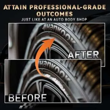 Efficient Gloss Black Rim Touch Up Paint for Cars