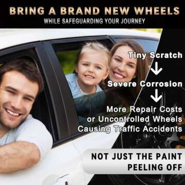 Efficient Gloss Black Rim Touch Up Paint for Cars