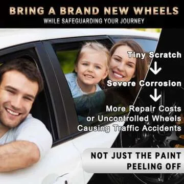 Efficient Gloss Black Rim Touch Up Paint for Cars