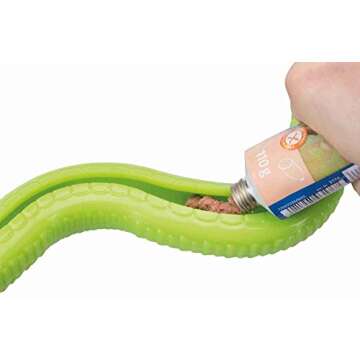 Trixie Snack Snake Dog Puzzle Toy for Dogs, Dog Enrichment Toy, Interactive Chew Toy, Treat Dispenser, 16.5" (42cm)