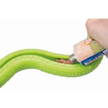Trixie Snack Snake Dog Puzzle Toy for Dogs, Dog Enrichment Toy, Interactive Chew Toy, Treat Dispenser, 16.5" (42cm)