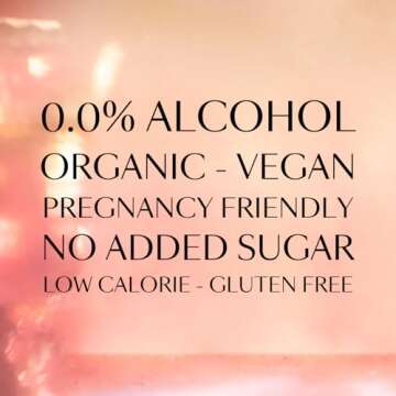 French Bloom Le Rosé, 0.0% Alcohol-Free Sparkling Wine, 750ml - Certified Organic, Vegan, Low Calor...