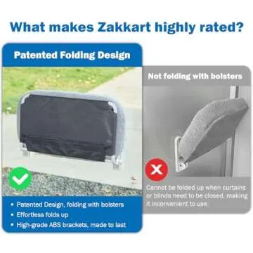 Zakkart Foldable Cat Hammock with Washable Bed