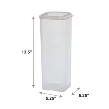 Buddeez Bread Buddy Bread Box – Fresh Bread Storage Container, Plastic Sandwich Bread Dispenser, White Lid, Pack of 1