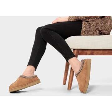 Stylish Women's Tasman Slippers - Comfort Meets Durability